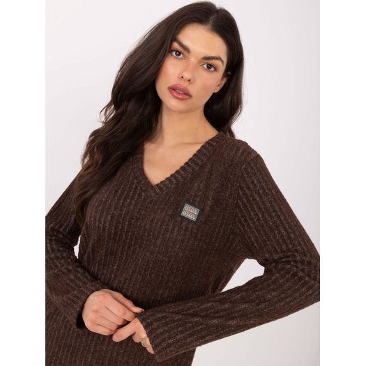 Sweter-RV-SW-A1025.80-brązowy 3