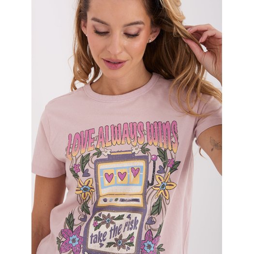 T-shirt-D12048M02556K-jasny r&oacute;żowy 2