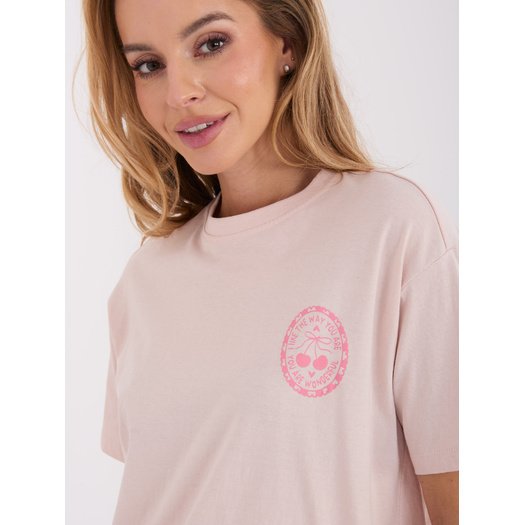 T-shirt-D12022M02842A-jasny r&oacute;żowy 3