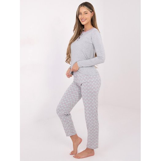 Piżama-DU-PI-FP-002.87-szary