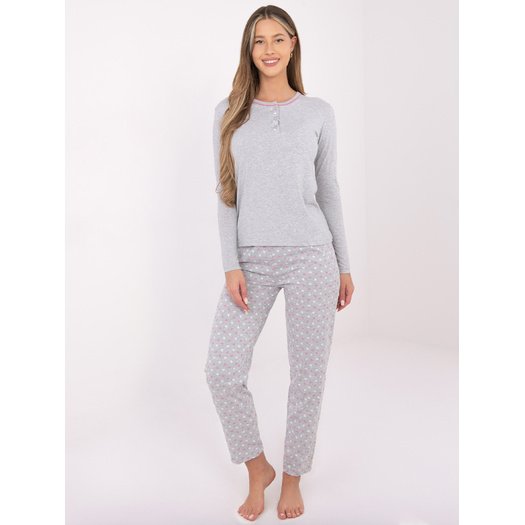 Piżama-DU-PI-FP-002.87-szary 4