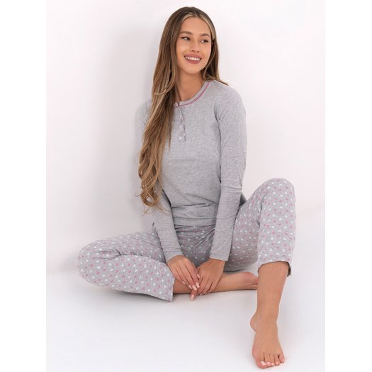Piżama-DU-PI-FP-002.87-szary 5