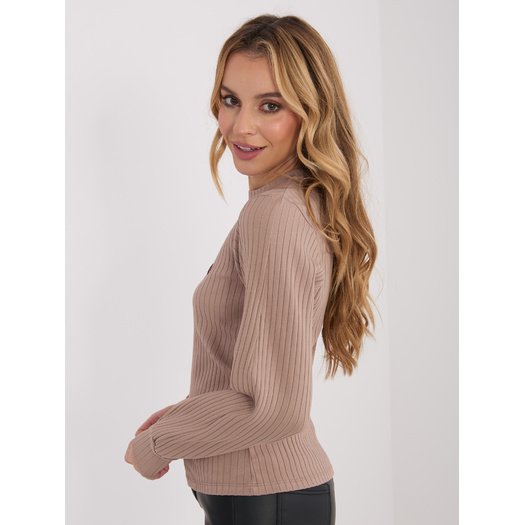 Bluzka-RV-BZ-A1051.96-ciemny bezowy 4