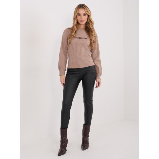 Bluzka-RV-BZ-A1051.96-ciemny bezowy 1