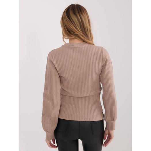 Bluzka-RV-BZ-A1051.96-ciemny bezowy 2