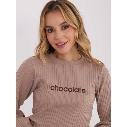 Bluzka-RV-BZ-A1051.96-ciemny bezowy 3