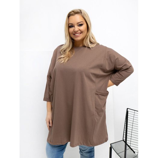 Bluzka-RV-BZ-A1076.00-ciemny bezowy 3