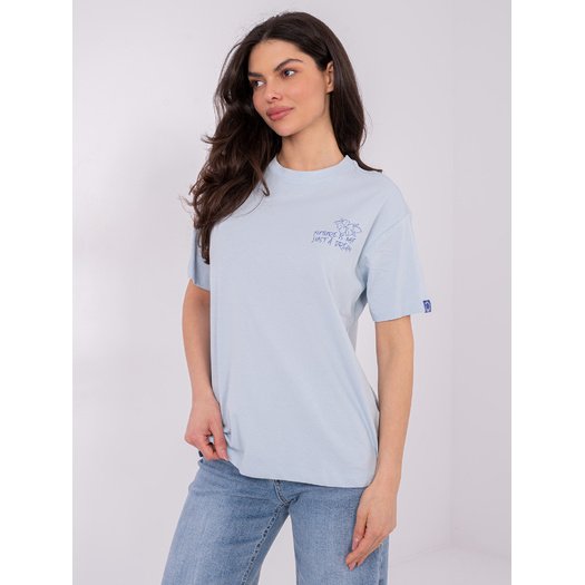 T-shirt-D12022M02842A-jasny niebieski