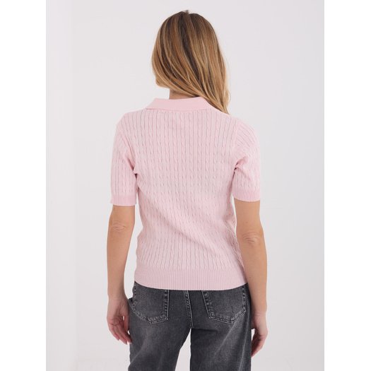 Sweter-PM-SW-CV6679.32-jasny r&oacute;żowy 4