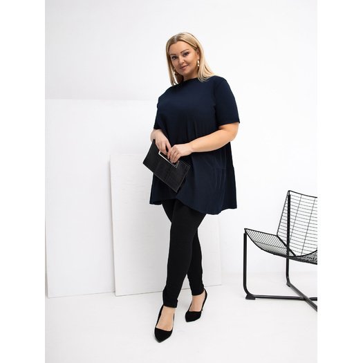 Bluzka-RV-BZ-7923-1.34P-granatowy 2