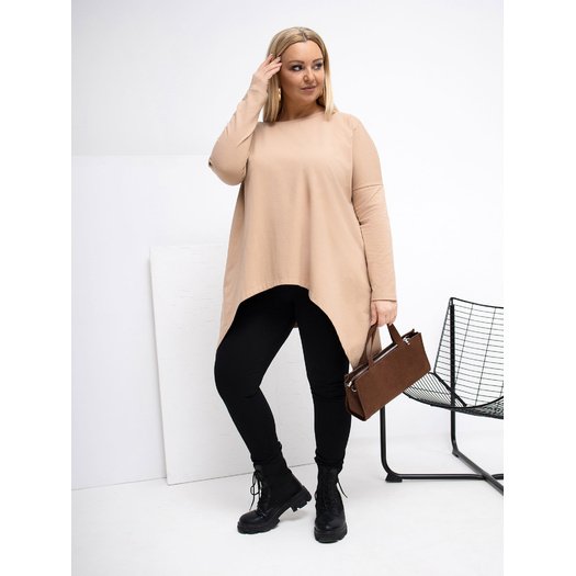 Bluzka-RV-BZ-5031.06X-ciemny bezowy 2