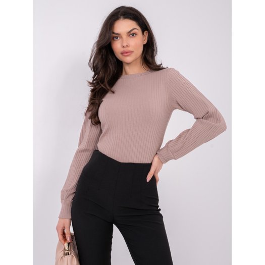 Bluzka-RV-BZ-A1052.00-ciemny bezowy 2