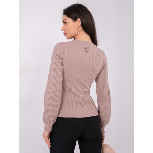 Bluzka-RV-BZ-A1052.00-ciemny bezowy 4