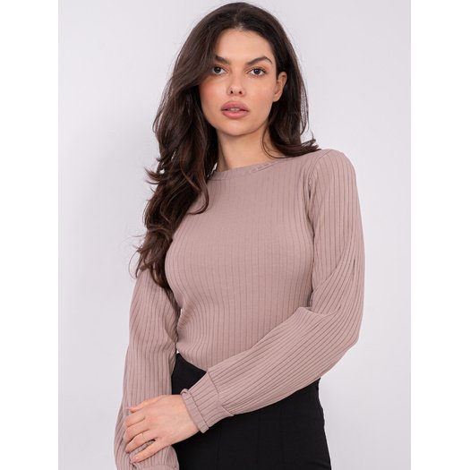 Bluzka-RV-BZ-A1052.00-ciemny bezowy 3