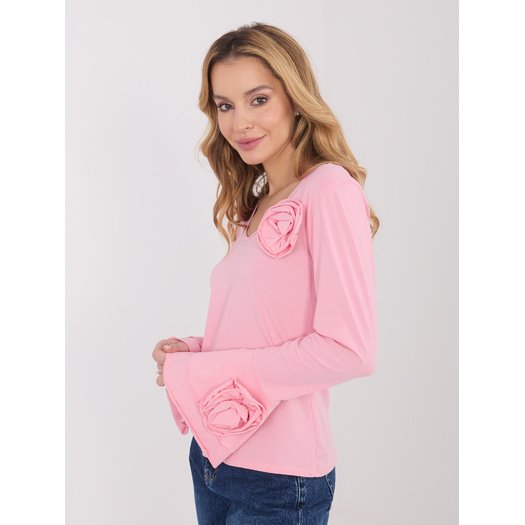 Bluzka-IT-BZ-22139.96-jasny r&oacute;żowy 4