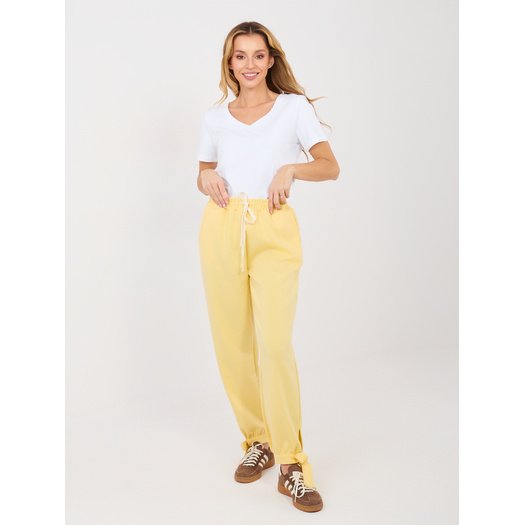Spodnie-MI-SP-P6845.68-jasny ż&oacute;łty 3