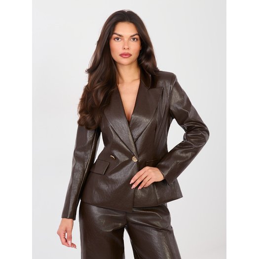 Marynarka-IT-MA-FL10092.15-ciemny brązowy