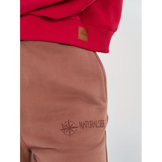 Spodnie dresowe-NS-DR-NS26101.12-brązowy 2