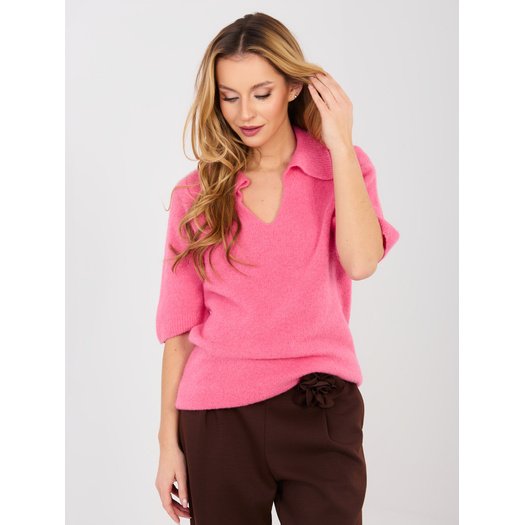 Sweter-MI-SW-0120.16-ciemny r&oacute;żowy 4