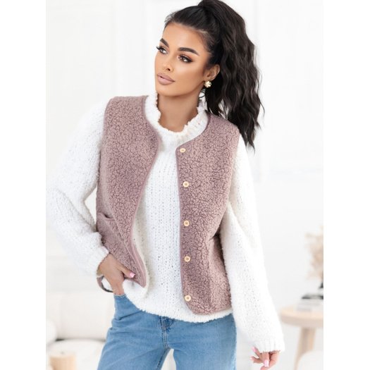 Kamizelka-CS-KZ-1404.99P-ciemny bezowy