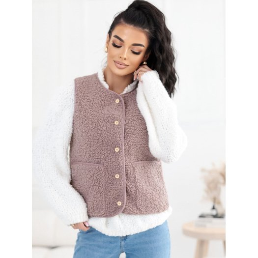 Kamizelka-CS-KZ-1404.99P-ciemny bezowy 4