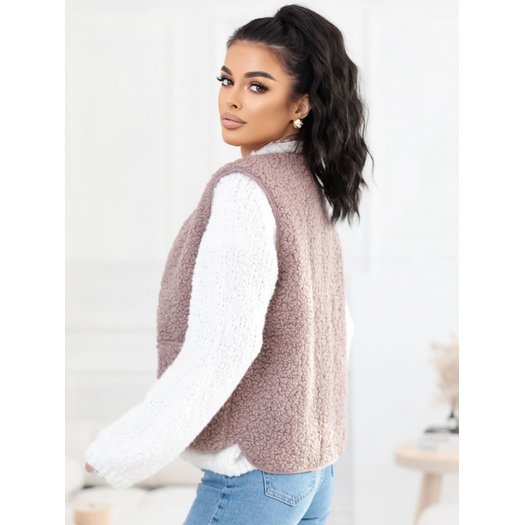 Kamizelka-CS-KZ-1404.99P-ciemny bezowy 1