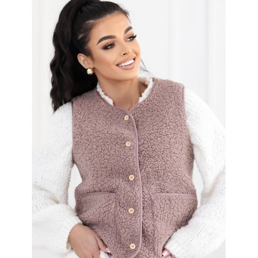 Kamizelka-CS-KZ-1404.99P-ciemny bezowy 3