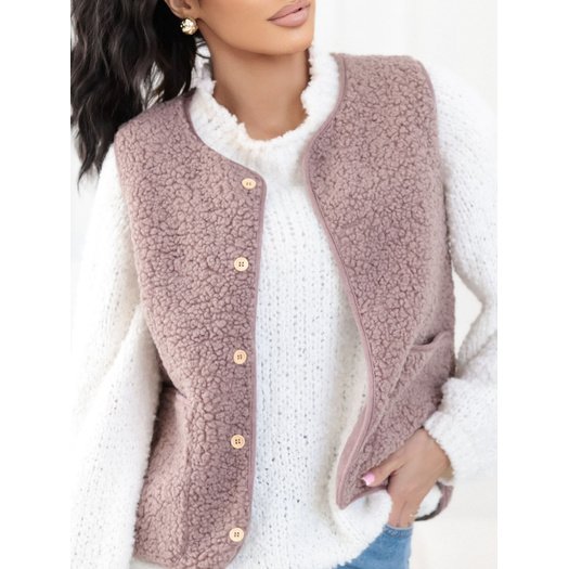 Kamizelka-CS-KZ-1404.99P-ciemny bezowy 2