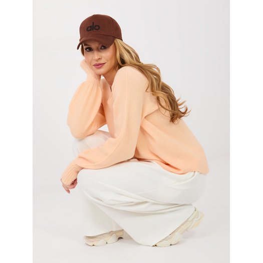 Sweter-MI-SW-2201.16P-jasny pomarańczowy