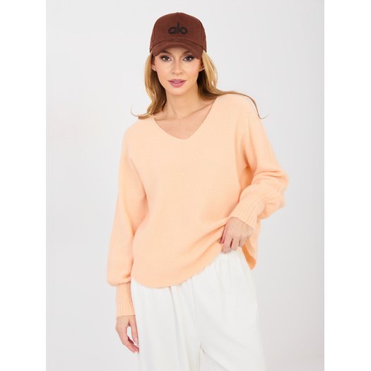 Sweter-MI-SW-2201.16P-jasny pomarańczowy 4