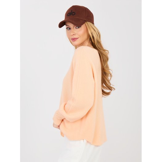 Sweter-MI-SW-2201.16P-jasny pomarańczowy 3