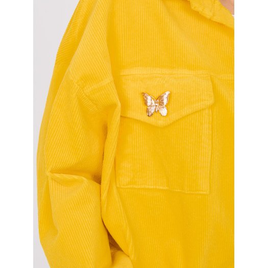 Kurtka-IT-KR-FL10163.10-ciemny ż&oacute;łty 5