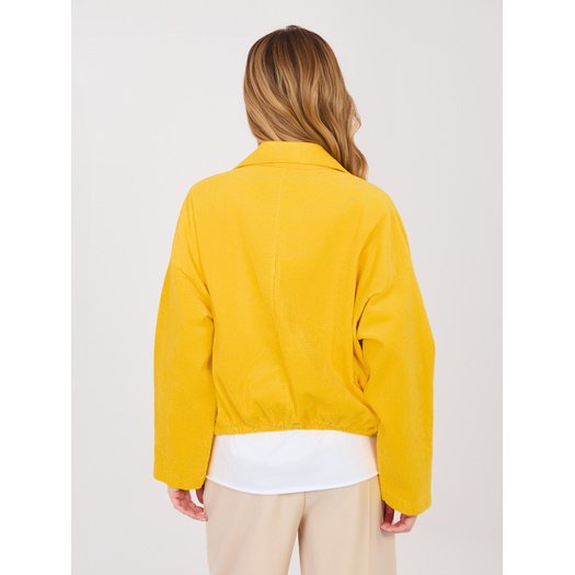 Kurtka-IT-KR-FL10163.10-ciemny ż&oacute;łty 1