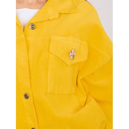 Kurtka-IT-KR-FL10163.10-ciemny ż&oacute;łty 2