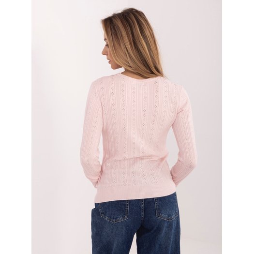 Sweter-D90186AK90993A-jasny r&oacute;żowy 2