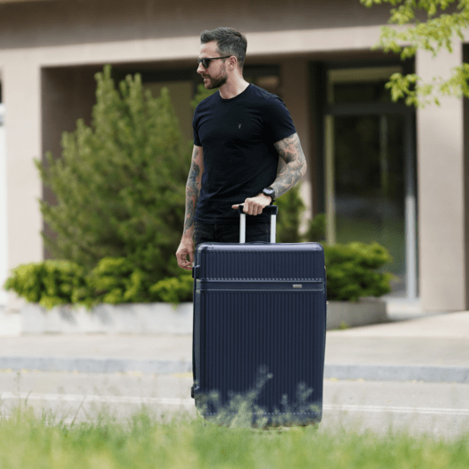 SUITCASE M 24   STL945 ABS DARK GREY