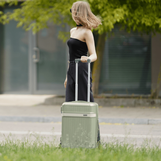 SUITCASE M 24   STL945 ABS DARK GREY