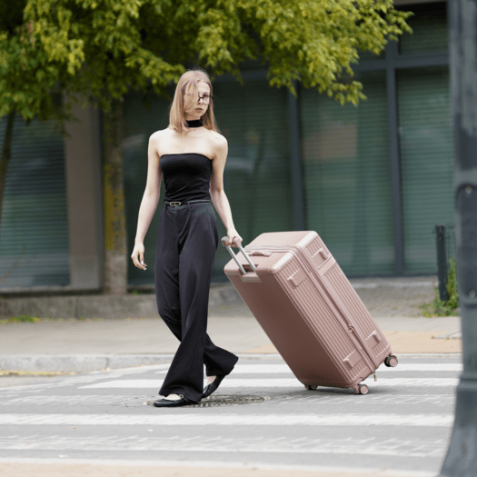 SUITCASE M 24   STL945 ABS DARK GREY