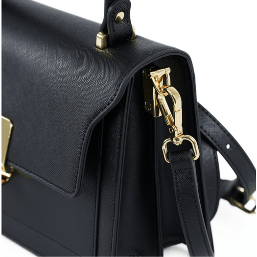 Torba weekendowa podr&oacute;żna sk&oacute;rzana Solier SL39 Astrin czarna 6