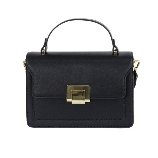 Torba weekendowa podr&oacute;żna sk&oacute;rzana Solier SL39 Astrin czarna 1