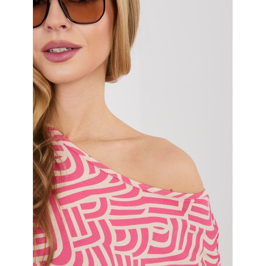 T-shirt-D12110M02646E-koralowy