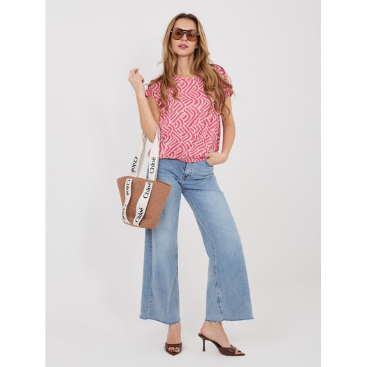 T-shirt-D12110M02646E-koralowy 3