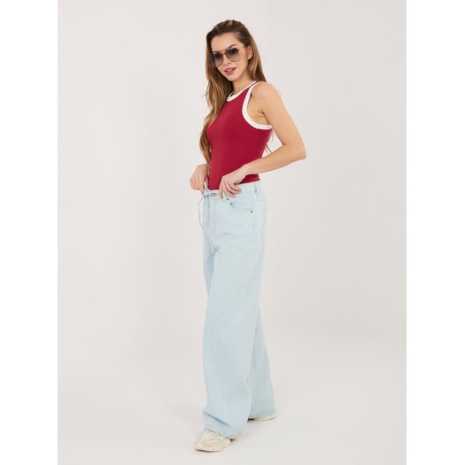 Spodnie-D80033BB62629L221-jasny niebieski 4