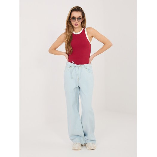 Spodnie-D80033BB62629L221-jasny niebieski 3