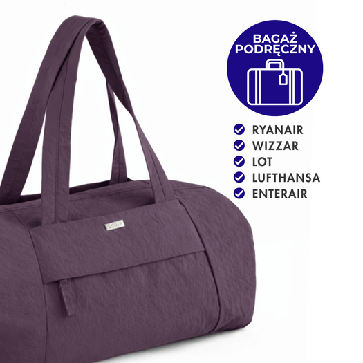 Sports Fabric Fitness Bag Solier FB52 Lunea &ndash; Plum 1