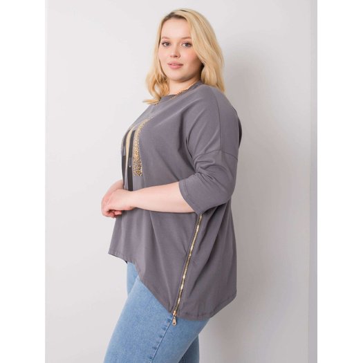 Bluzka-RV-BZ-6227.91-ciemny szary