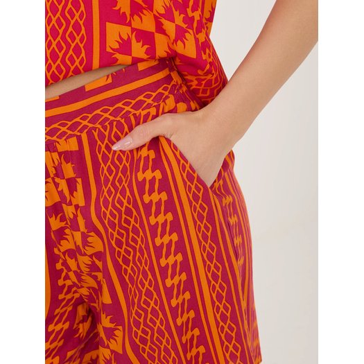 Szorty-D73771M62489KD-pomarańczowy 2