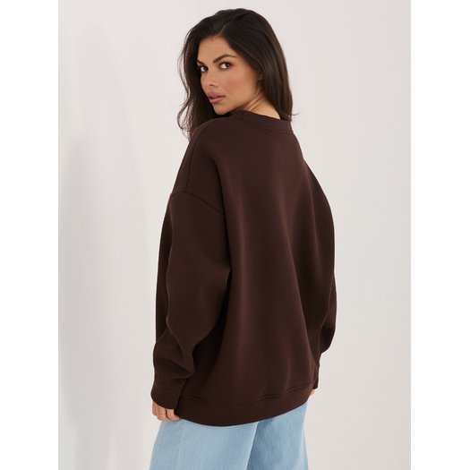 Bluza-RV-BL-A1080.21P-ciemny brązowy