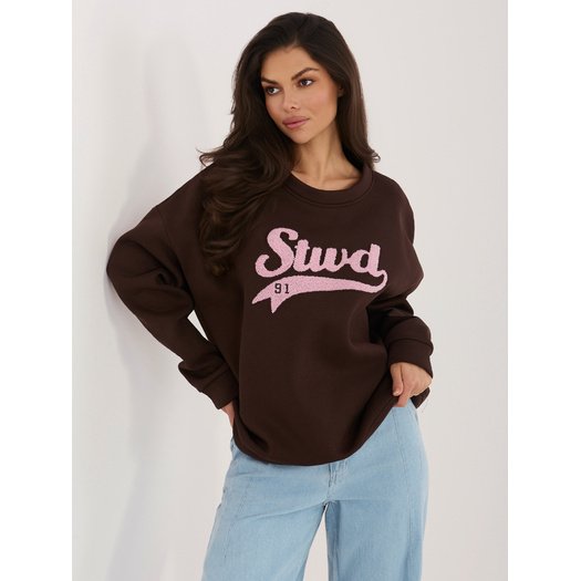 Bluza-RV-BL-A1080.21P-ciemny brązowy 2