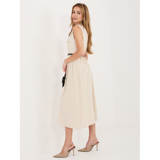 Sukienka-MI-SK-A3046.82-beżowy 2